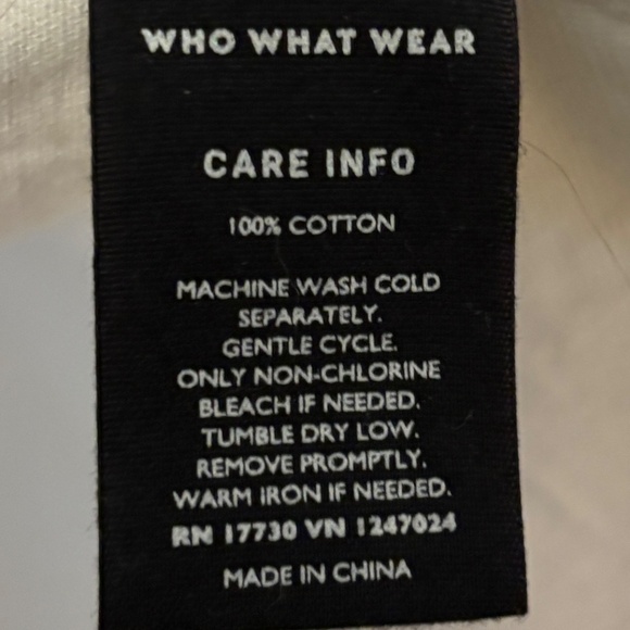 Who What Wear White Sleeveless Button Down Midi Sundress with Pockets - Picture 8 of 13